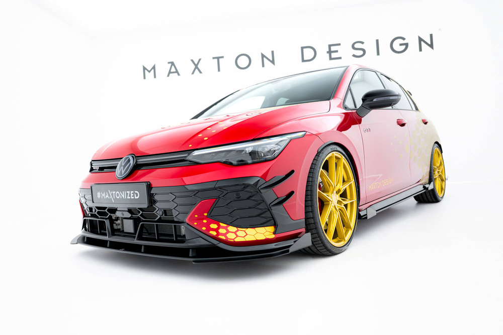 Splitter Przedni Street Pro + Flaps Volkswagen Golf GTI Clubsport Mk8 Facelift