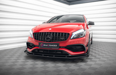 Splitter Przedni Street Pro + Flaps Mercedes-Benz A 45 AMG Aero W176 Facelift