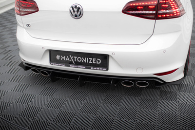 Dyfuzor Tylny i Splittery Tylne Boczne VW Golf 7 R Hatchback