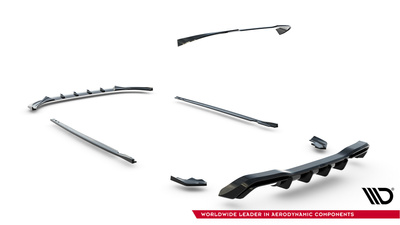 Zestaw Splitterów V.5 Volkswagen Golf R Hatchback Mk8 Facelift