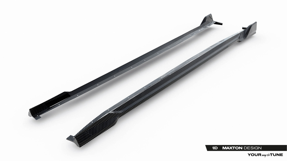 Karbonowe Splittery Boczne Prepreg BMW X5 M-Pack G05 