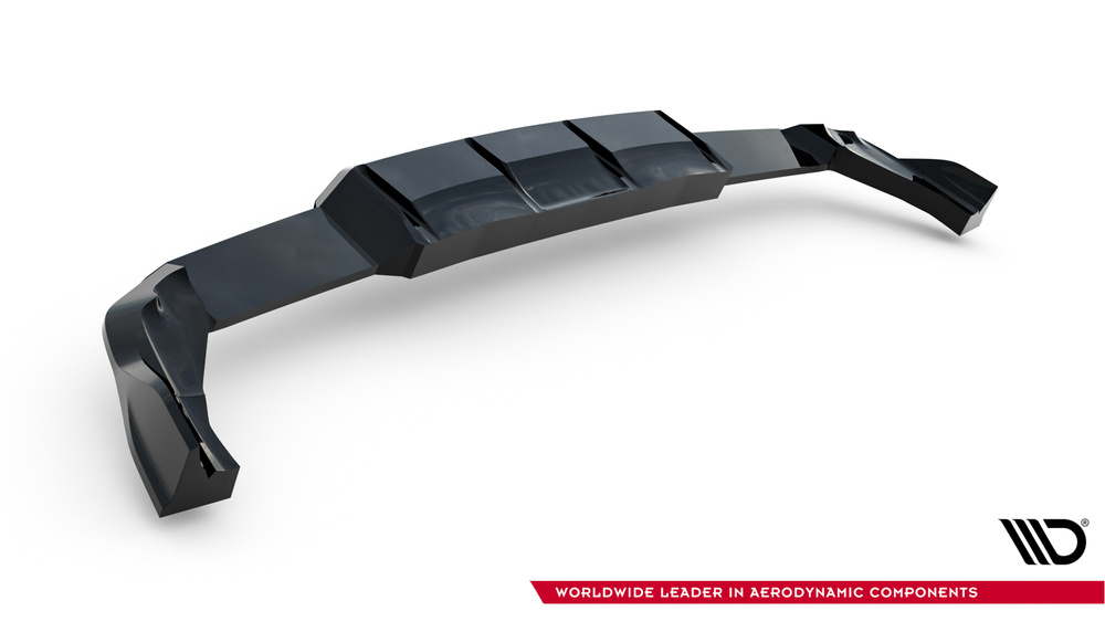 Splitter Tylny (Z Dyfuzorem) V.1 Volkswagen Golf R Hatchback Mk8 / Mk8 Facelift