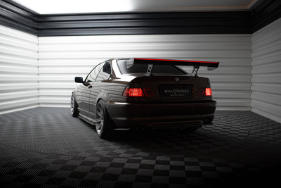 Karbonowy Spoiler Z Wewnętrznymi Wspornikami + LED BMW 3 Coupe E46