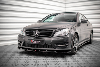 Splitter Przedni V.1 Mercedes-Benz C Coupe / Sedan / Estate  AMG-Line C204 / W204 Facelift / S204 Facelift