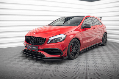 Splitter Przedni Street Pro + Flaps Mercedes-Benz A 45 AMG Aero W176 Facelift
