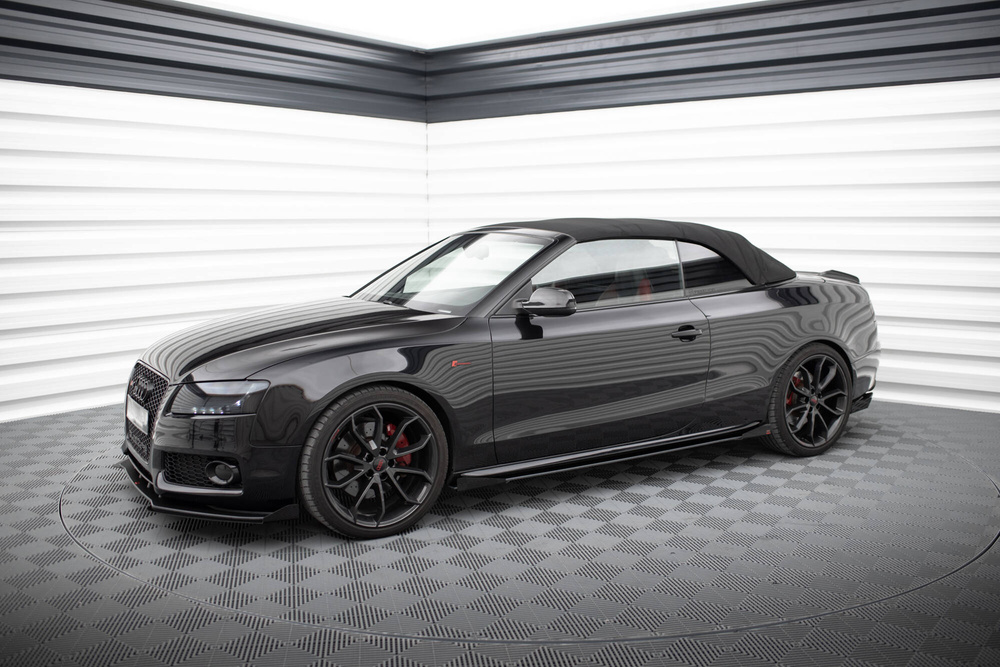 Dokładki progów Street Pro + Flaps Audi A5 / A5 S-Line / S5 Coupe / Cabrio 8T / 8T Facelift