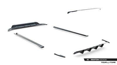 Zestaw Splitterów Volkswagen Touareg R-Line Mk3