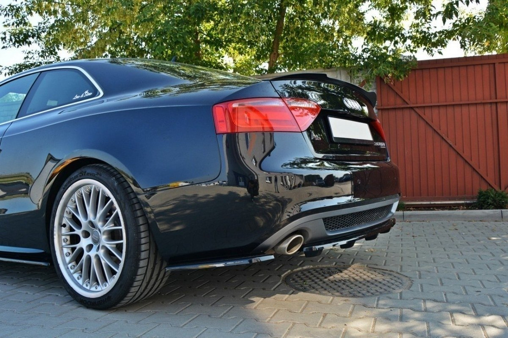 Splitter Tylny Audi A5 Coupe / Sportback S-Line 8T (Z dyfuzorem)