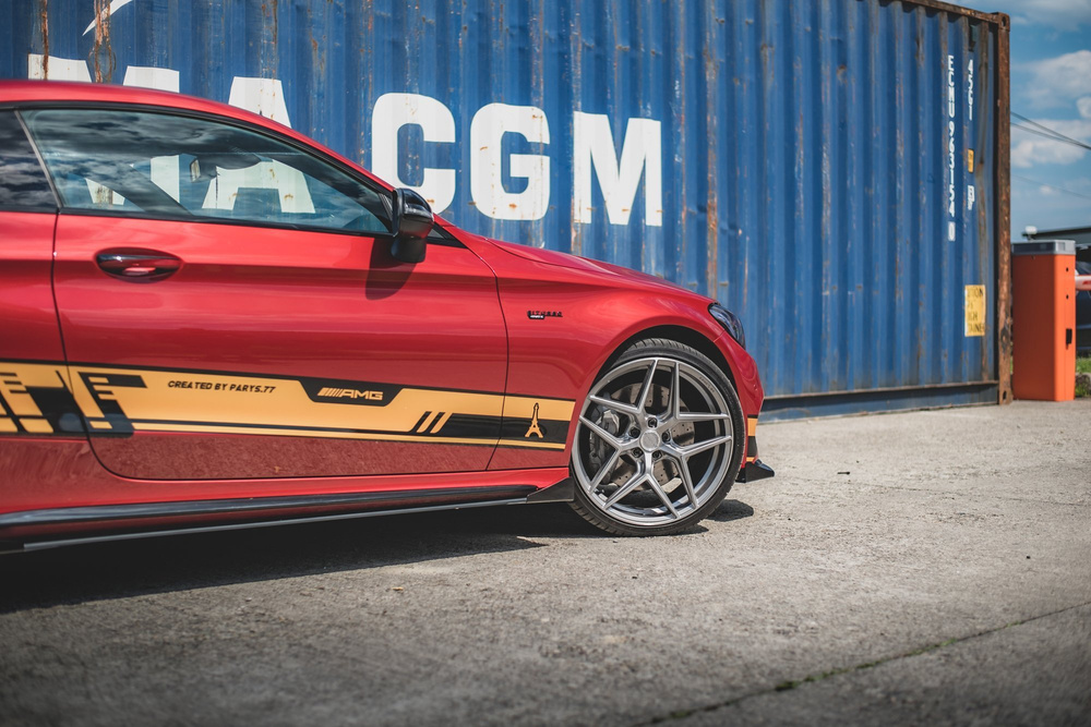 Dokładki progów Street Pro+ Flapsy Mercedes AMG C43 Coupe C205