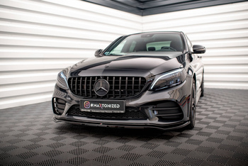 Splitter Przedni V.1 Mercedes-Benz C AMG Line Sedan / Coupe / Estate W205 / C205 / S205 Facelift