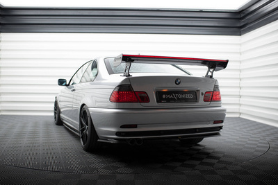 Karbonowy Spoiler Z Zewnętrznymi Wspornikami + LED BMW 3 Coupe E46