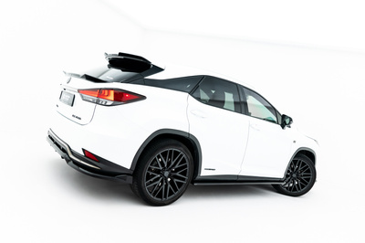 Dokładki Progów Lexus RX F-Sport Mk4 Facelift (wersja bez fabrycznych stopni progowych)