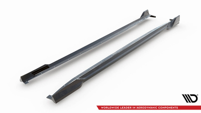 Karbonowe Splittery Boczne Prepreg BMW X5 M-Pack G05 Facelift 
