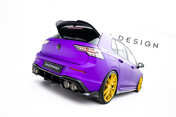Splitter Tylny (Z Dyfuzorem) V.1 Volkswagen Golf R Mk8 / Mk8 Facelift