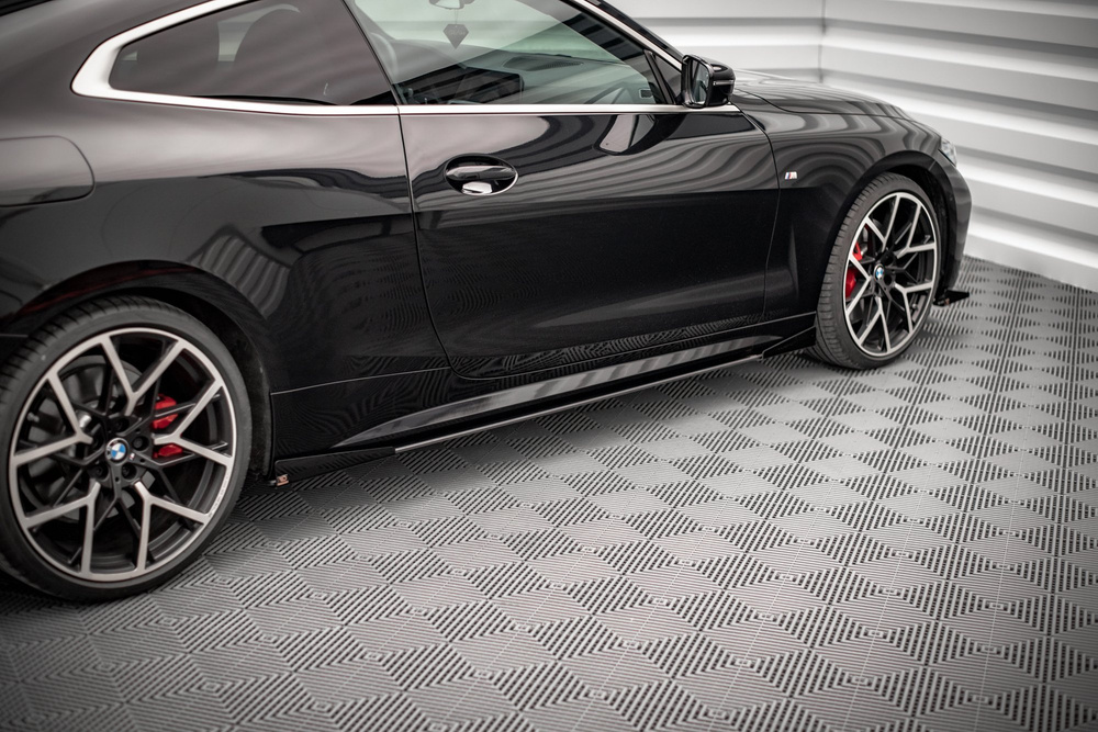 Dokładki progów Street Pro + Flaps BMW 4 M-Pack / M440i G22 / G23 / G22 Facelift / G23 Facelift