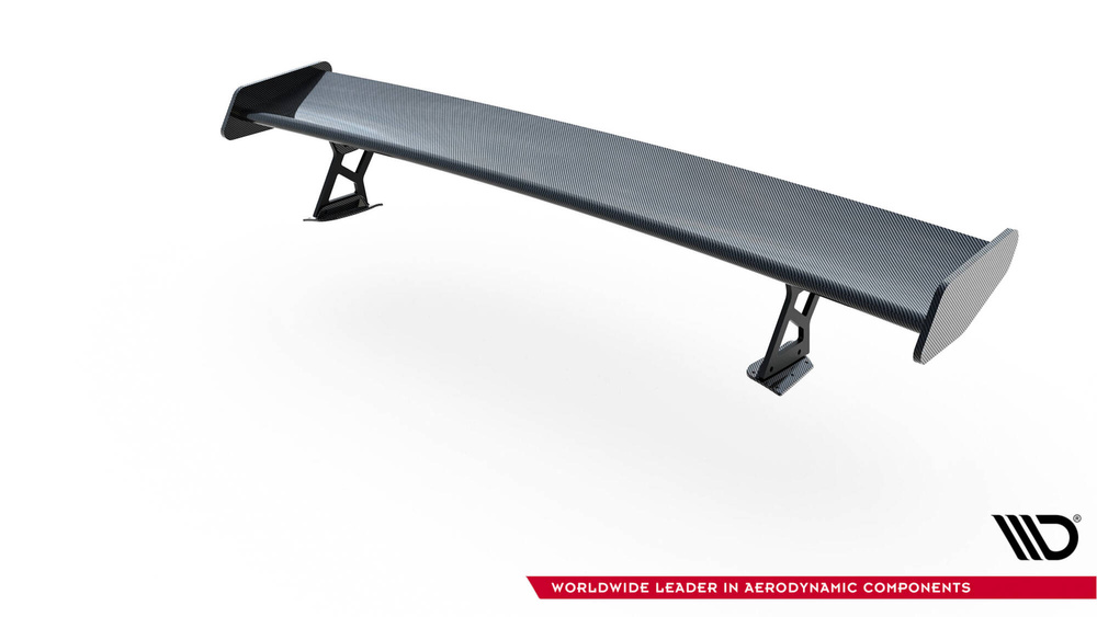 Karbonowy Spoiler Z Zewnętrznymi Wspornikami + LED BMW 4 F32 / 4 F32 M-Pack Coupe 