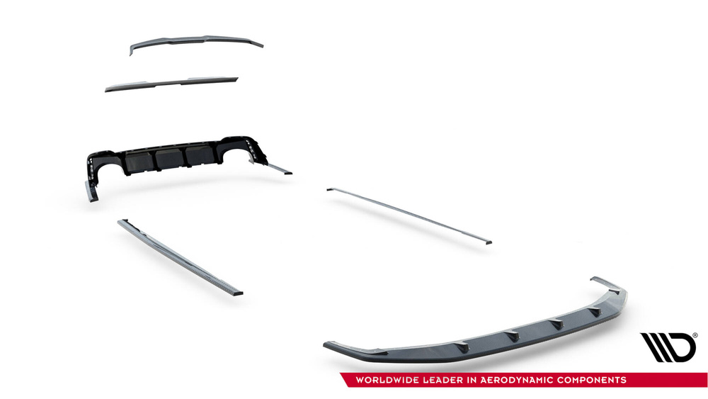 Karbonowy Zestaw Splitterów Prepreg Audi RS6 C8 / C8 Facelift