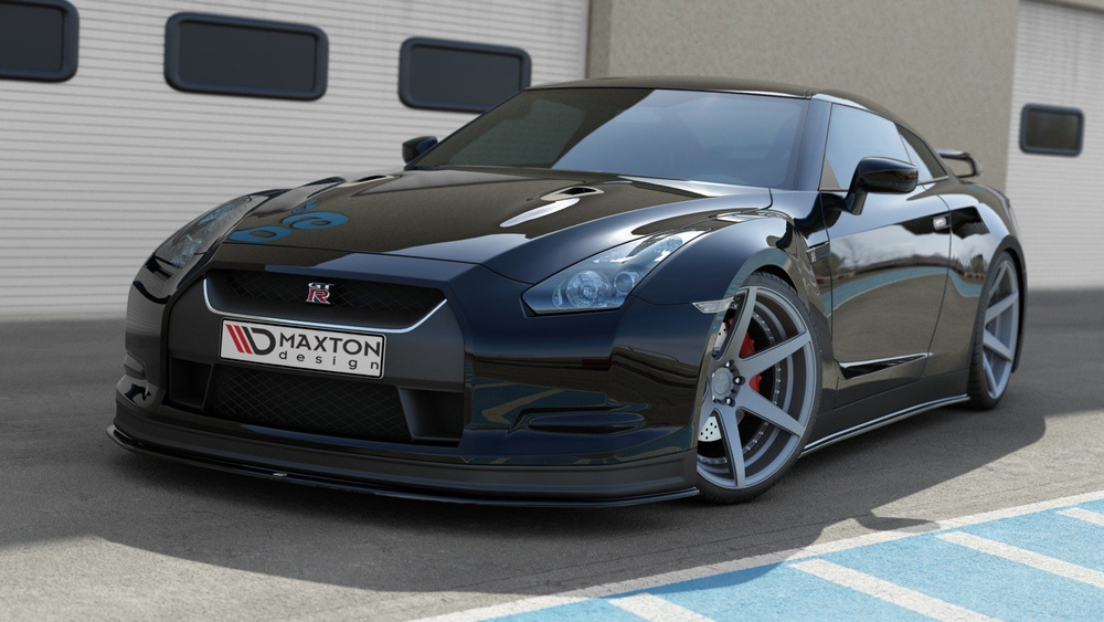 SPLITTER PRZEDNI V.2 NISSAN GT-R PRZEDLIFT COUPE (R35-SERIES)