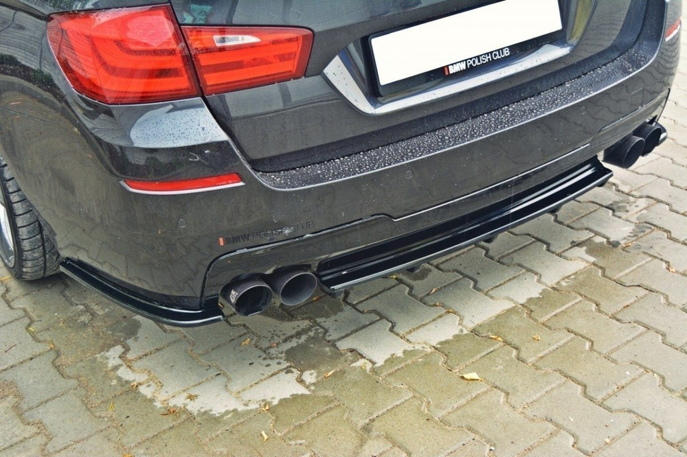 Splitter Tylny BMW 5 M-Pack Sedan/Touring F10/F11  (2 podwójne końcówki wydechu)