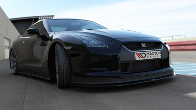 SPLITTER PRZEDNI V.2 NISSAN GT-R PRZEDLIFT COUPE (R35-SERIES)