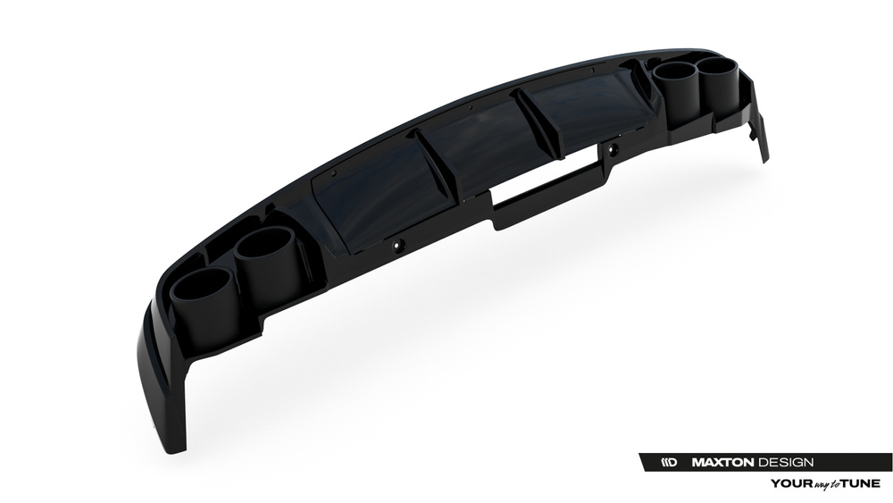 Dokładka Tylna + Atrapa Wydechu Audi A6 Sedan / Avant C8 / C8 Facelift