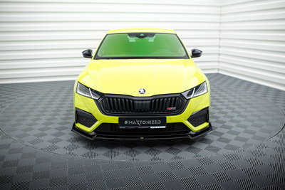 Splitter Przedni V.2 + Flaps Skoda Octavia RS Mk4