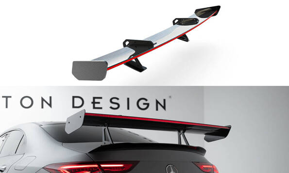 Karbonowy Spoiler Z Górnymi Mocowaniami + LED Mercedes-Benz CLA Coupe C118