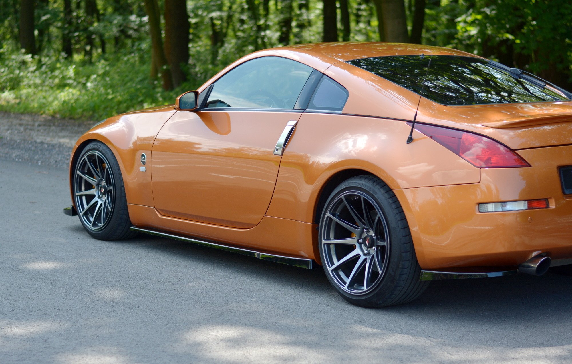 DOKŁADKI PROGÓW NISSAN 350Z Textured Nasza Oferta \ Nissan \ 350Z