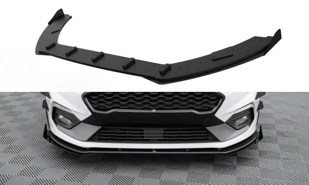 Splitter Przedni Street Pro Flaps Ford Fiesta Mk8 ST ST Line Black