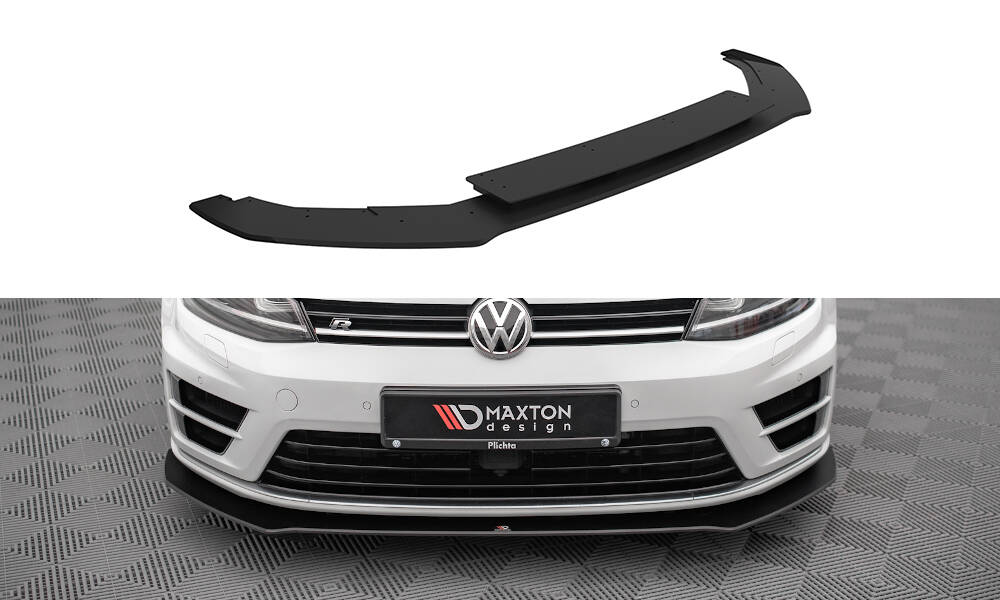 Splitter Przedni Street Pro V Volkswagen Golf R Mk Black Nasza