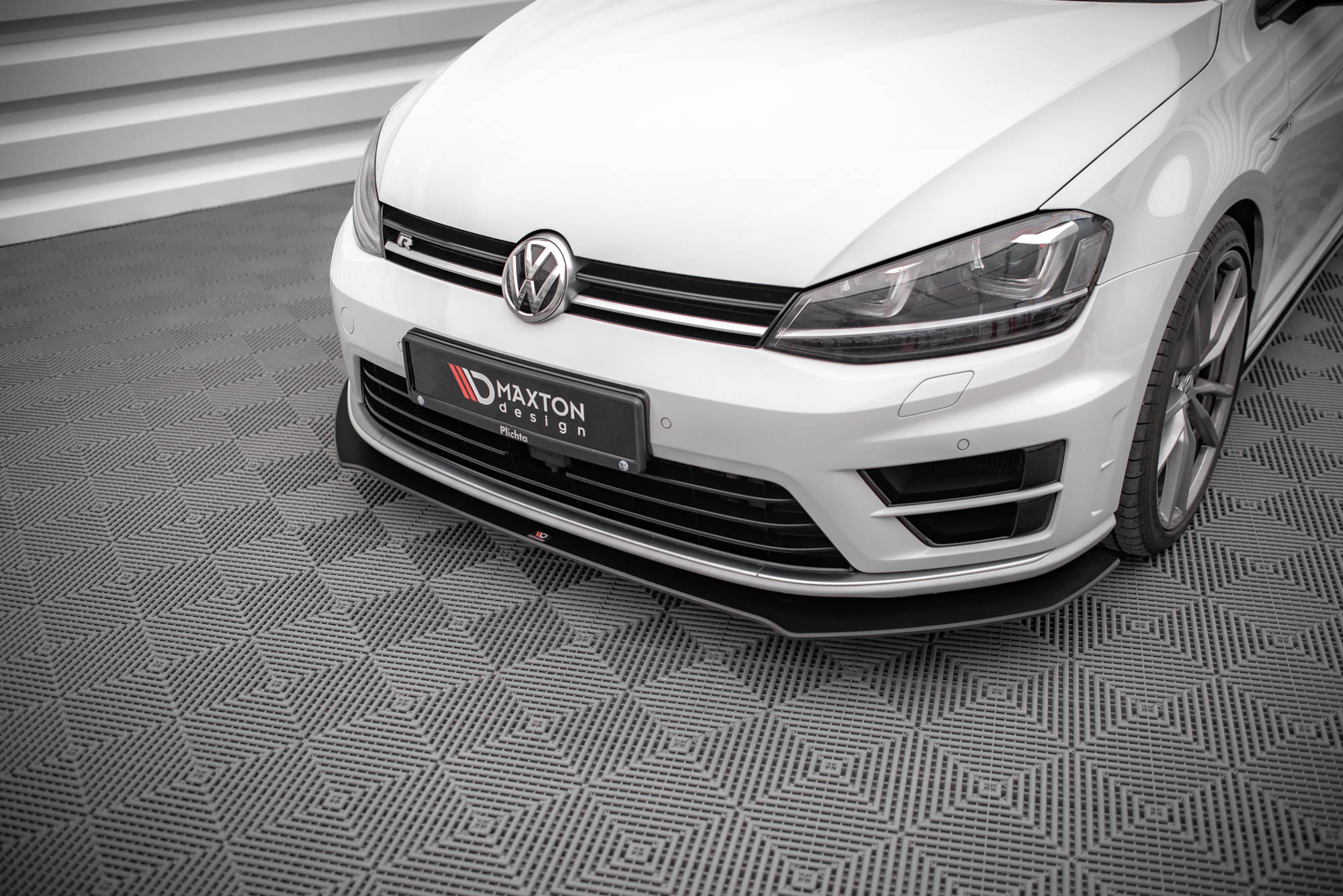 Splitter Przedni Street Pro V Volkswagen Golf R Mk Black Nasza Oferta Volkswagen Golf