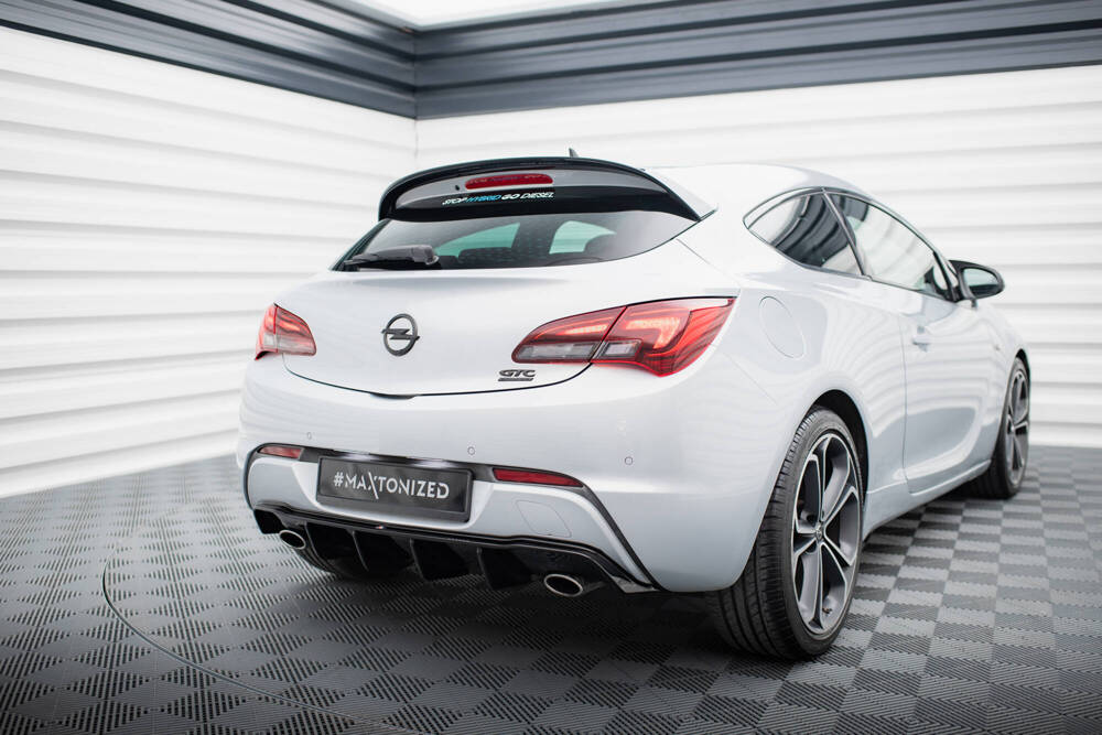 Dokładka Tylna Opel Astra GTC OPC-Line J (Wersja z pojedyńczymi wydechami z dwóch stron)