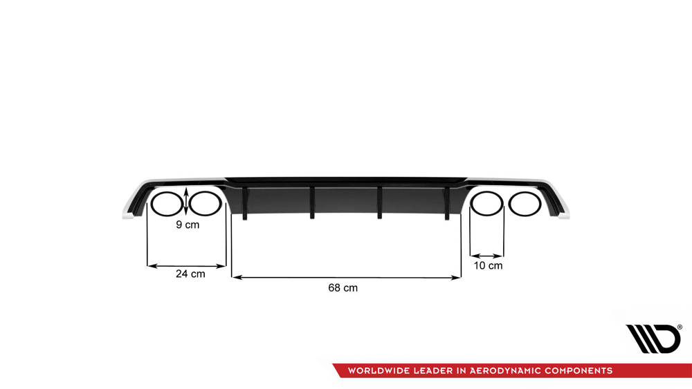 Dokładka Tylna V.3 Seat Leon Cupra ST Mk3 FL