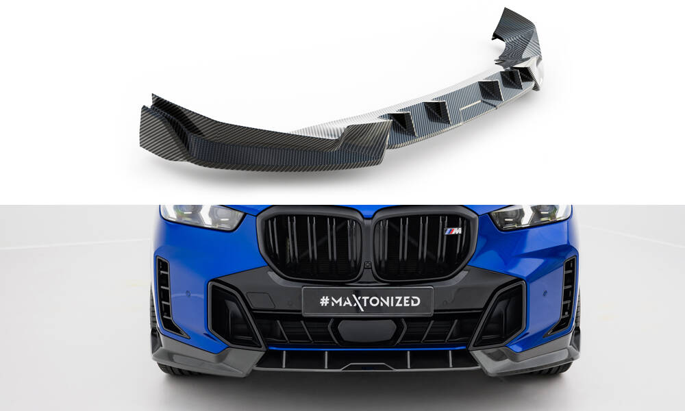 Karbonowy Splitter Przedni Prepreg BMW X5 M-Pack G05 Facelift