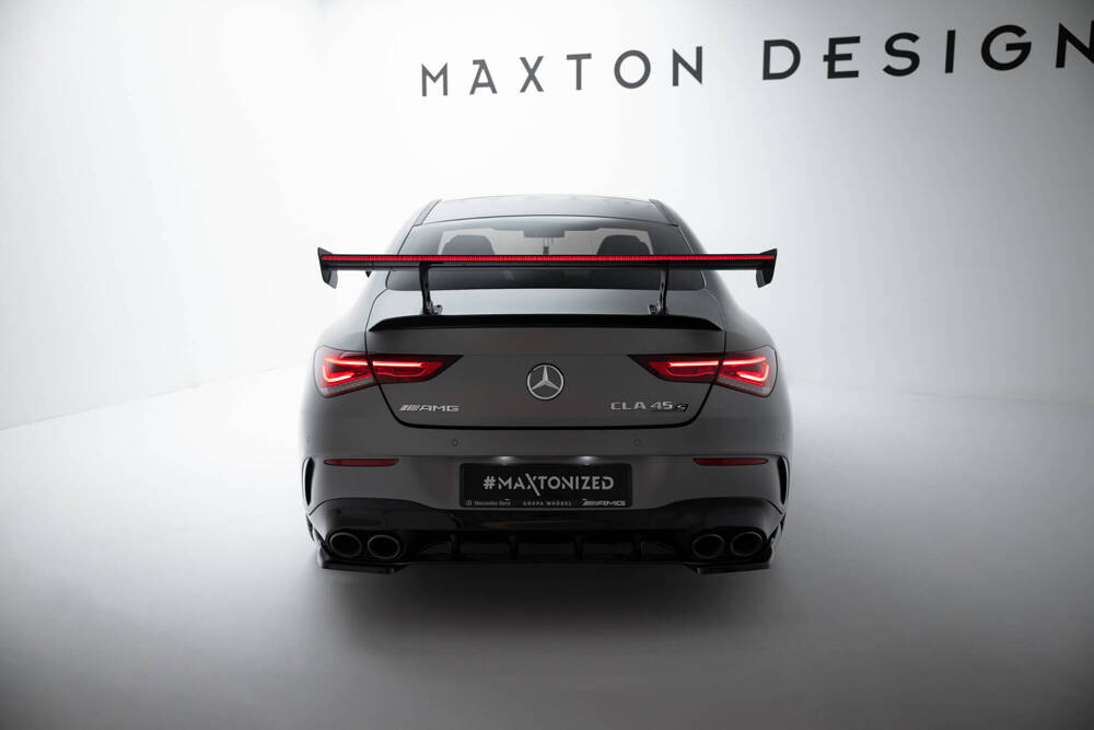 Karbonowy Spoiler Z Wewnętrznymi Wspornikami + LED Mercedes-Benz CLA Coupe C118