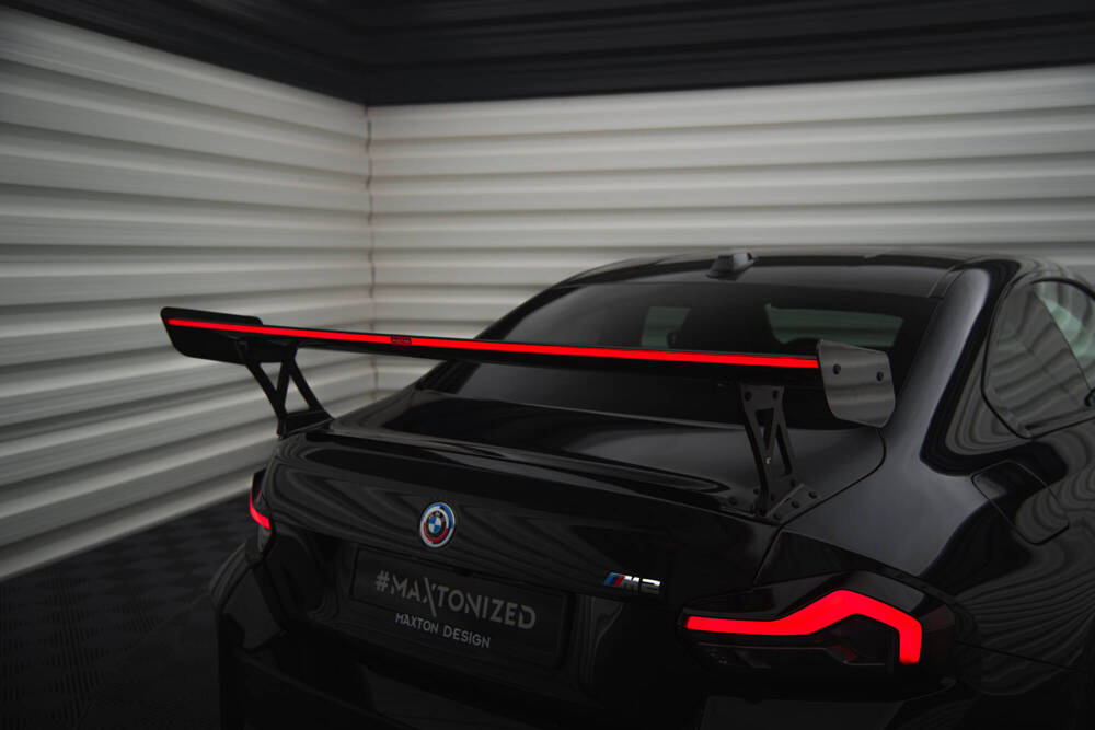 Karbonowy Spoiler Z Zewnętrznymi Wspornikami + Światło LED BMW M2 G87 / M240i / 2 M-Pack / 2 Standard G42