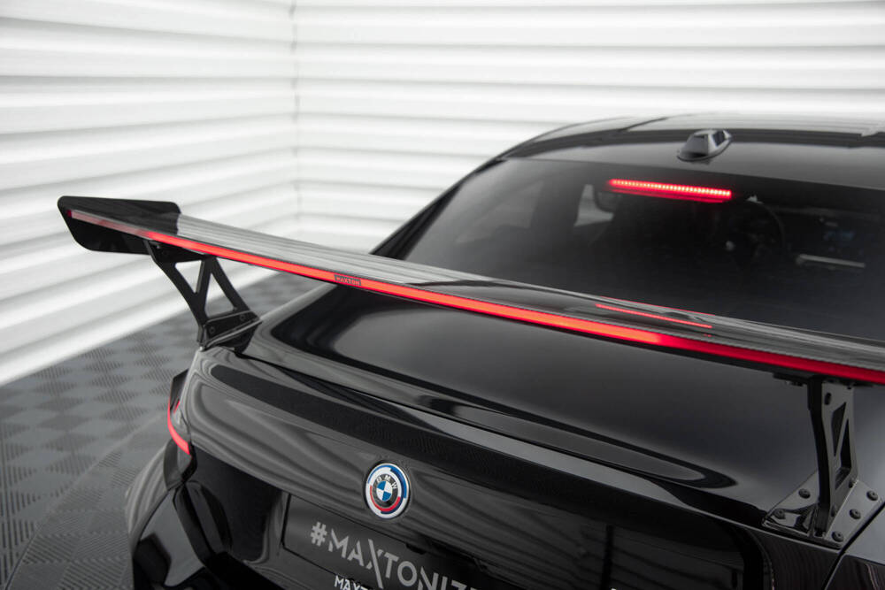 Karbonowy Spoiler Z Zewnętrznymi Wspornikami + Światło LED BMW M2 G87 / M240i / 2 M-Pack / 2 Standard G42