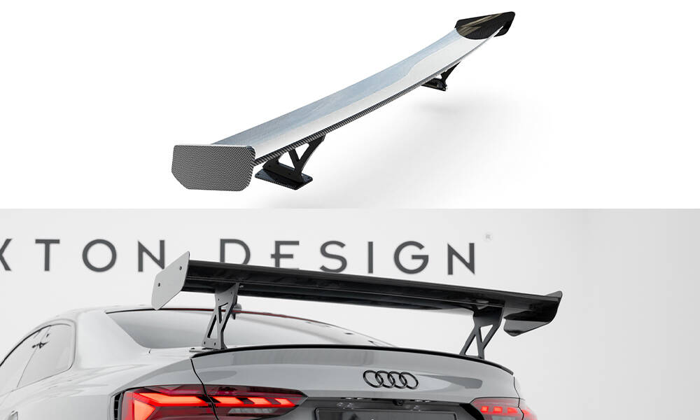 Karbonowy Spoiler Z Zewnętrznymi Wspornikami V.1 Audi A5 / A5 S-Line / S5 / RS5 Coupe F5 / F5 Facelift