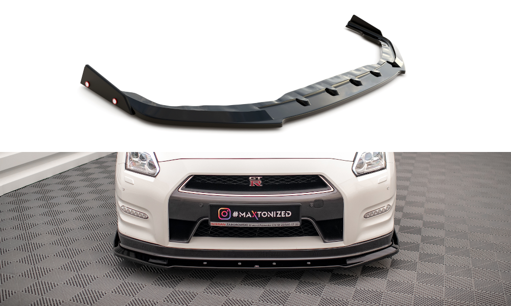 Splitter Przedni + Flaps Nissan GTR R35 Facelift