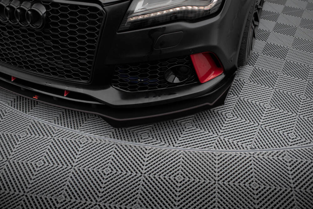 Splitter Przedni Street Pro + Flaps Audi A7 RS7 Look C7