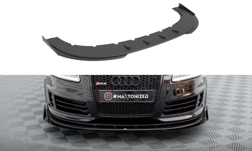 Splitter Przedni Street Pro + Flaps Audi RS6 Avant C6