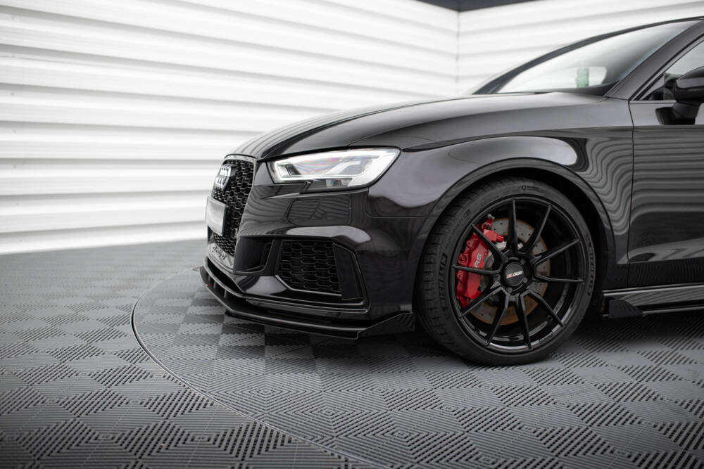 Splitter Przedni Street Pro V.1 + Flaps Audi RS3 Sedan 8V Facelift