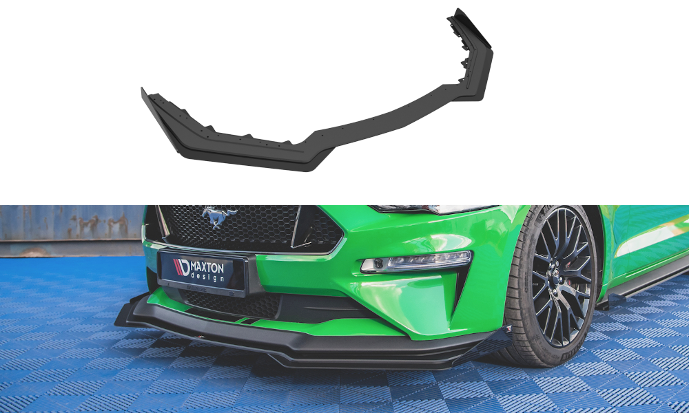 Splitter Przedni Street Pro V.1  + Flaps Ford Mustang GT Mk6 Facelift