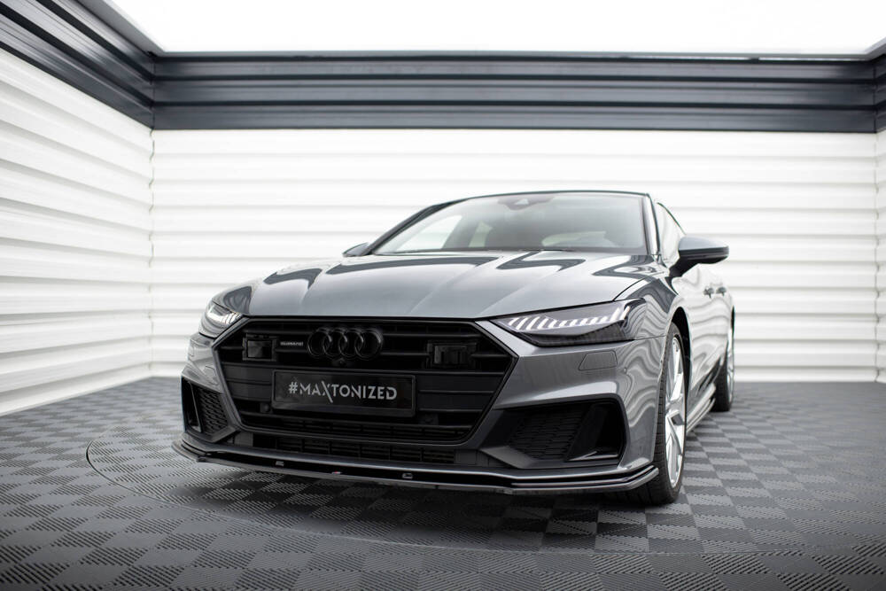 Splitter Przedni V.2 Audi A7 S-Line C8 / S7 C8 / C8 Facelift / S7 Facelift