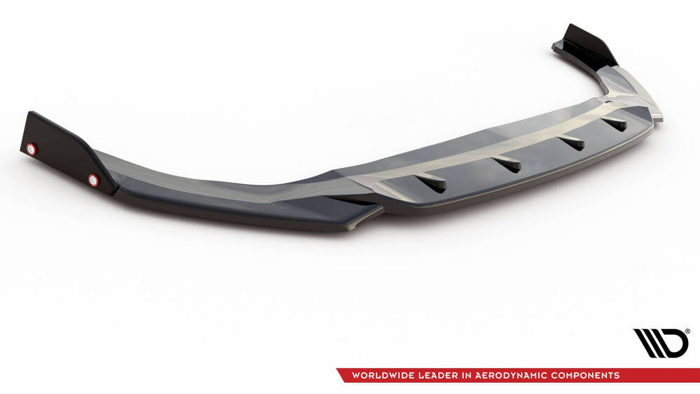 Splitter Przedni V.2 + Flaps Volkswagen Golf GTI / GTE / GTD / R-Line Mk8