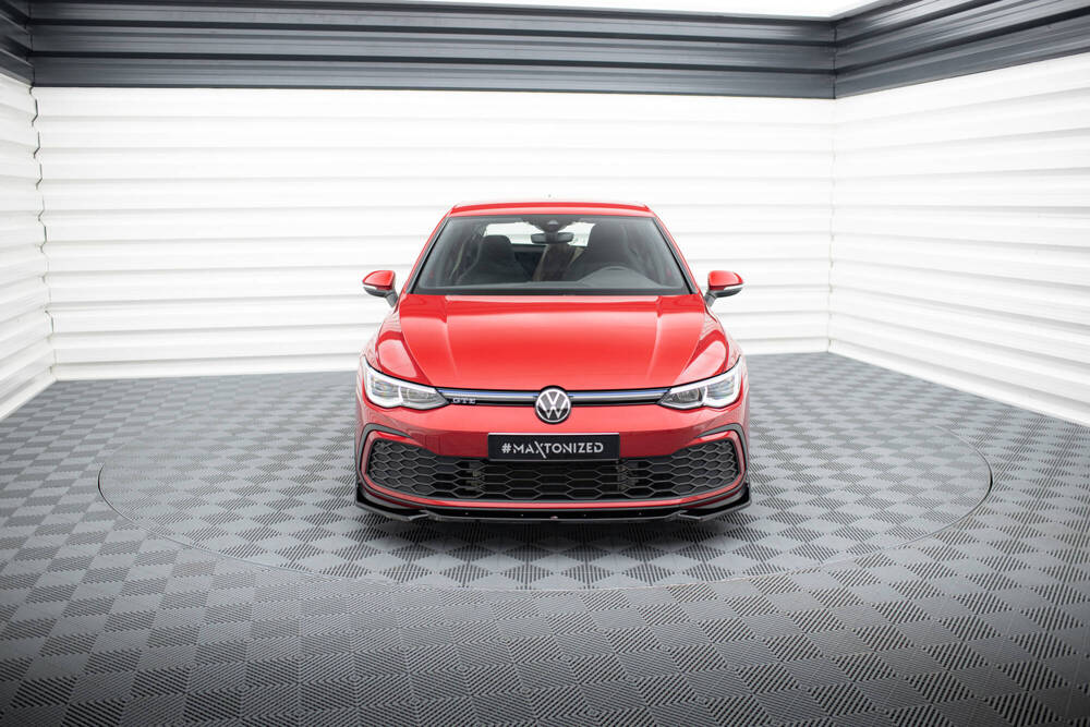 Splitter Przedni V.2 + Flaps Volkswagen Golf GTI / GTE / GTD / R-Line Mk8