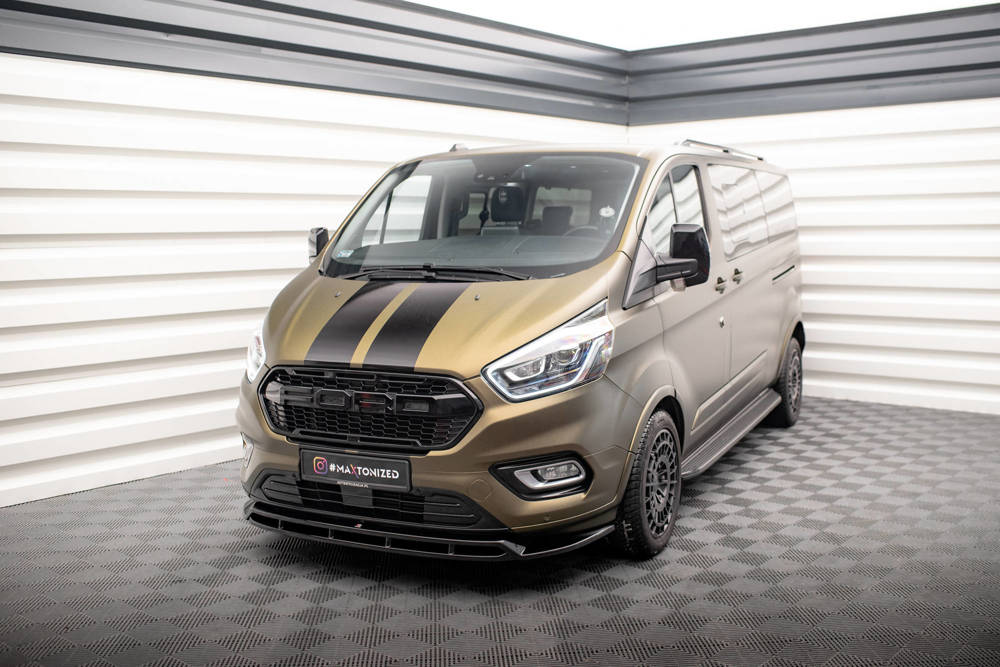 Splitter Przedni V.2 Ford Transit Custom Mk1 Facelift / Tourneo Custom Mk1 Facelift