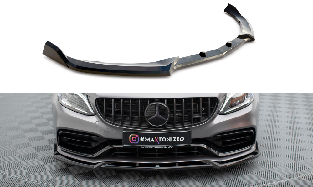 Splitter Przedni V.2 Mercedes-AMG C63 Sedan / Estate W205 Facelift