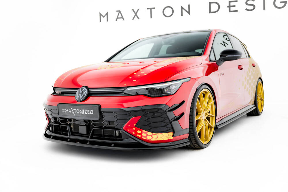 Splitter Przedni V.2 Volkswagen Golf GTI Clubsport Mk8 Facelift