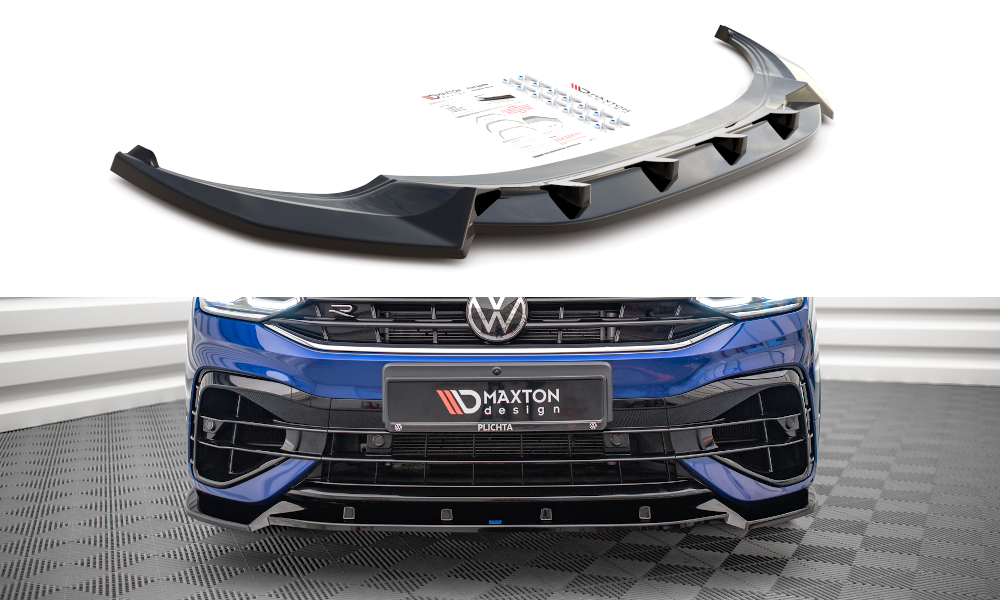 Splitter Przedni V.2 Volkswagen Tiguan R / R-Line Mk2 Facelift